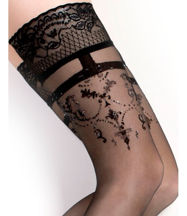 Rimba Ballerina - Fantasy Hold-Up - Kousen (30 denier) - Zwart