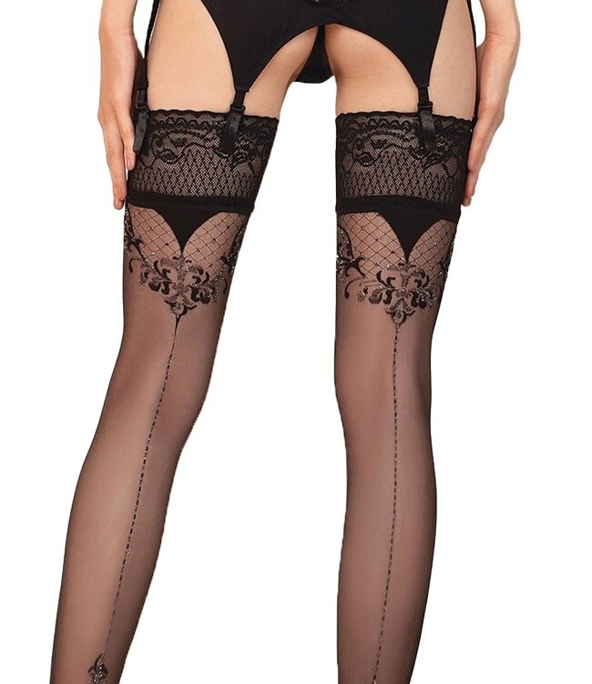 Rimba Ballerina - Fantasy Hold Ups - Kousen (20 denier) - Zwart