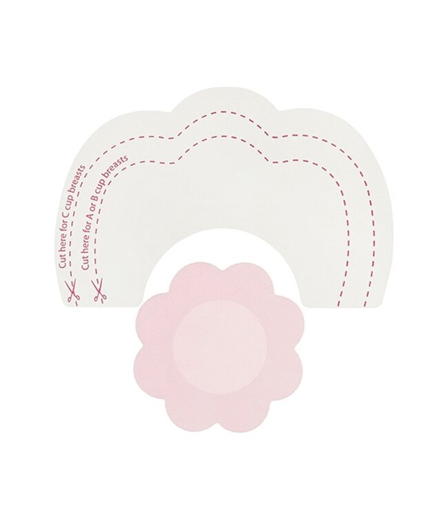 Rimba Bye Bra - Breast Lift & Zijden Tepelbedekkers A-C - Nude (3 paar)