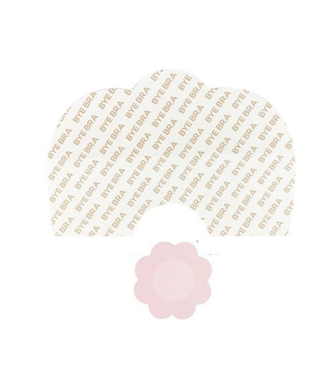 Rimba Bye Bra - Breast Lift & Zijden Tepelbedekkers D-F - Nude (3 paar)