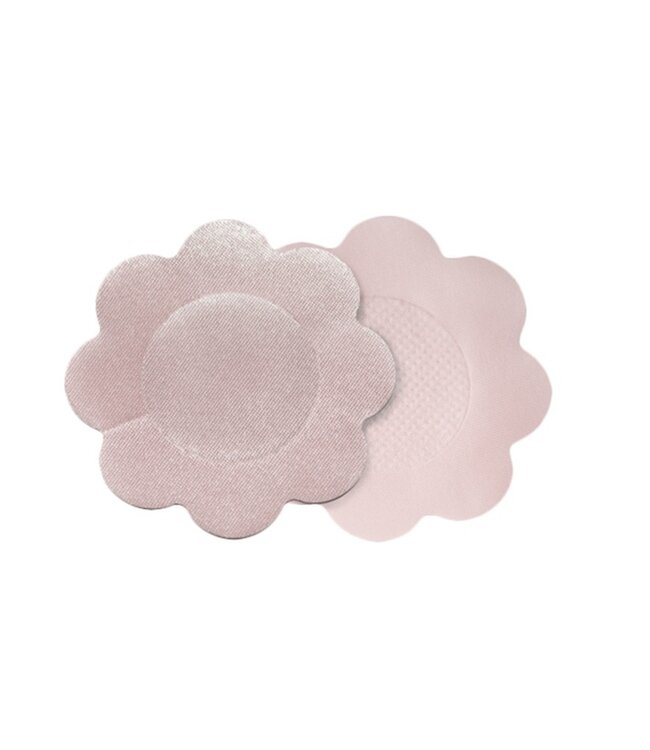 Rimba Bye Bra - Breast Lift & Zijden Tepelbedekkers D-F - Nude (3 paar)