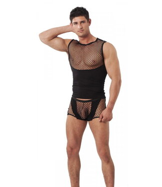 Rimba Amorable by Rimba - Boxershort met visnet   - Zwart
