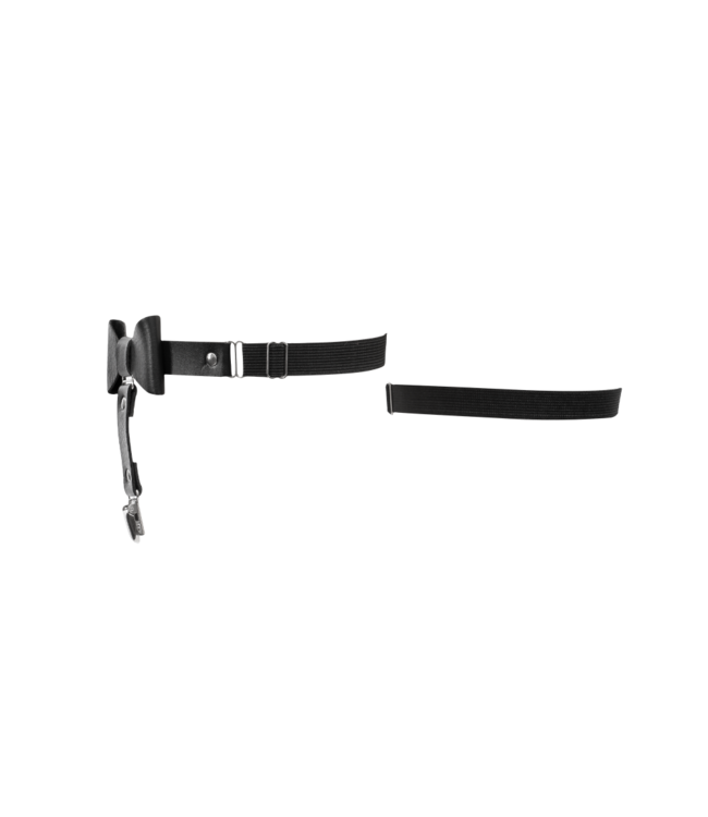 Rimba Amorable by Rimba - Jarretelset - One Size - Zwart, Zilver
