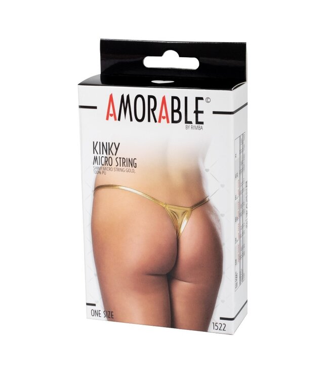 Rimba Amorable by Rimba - Mini String - One Size - Goud