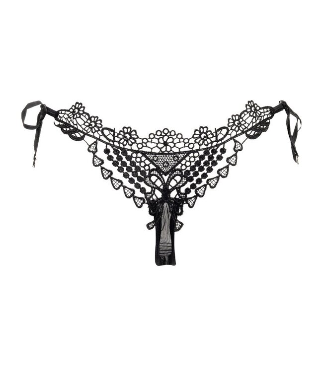 Rimba Amorable by Rimba - Tanga Slip - One Size - Zwart