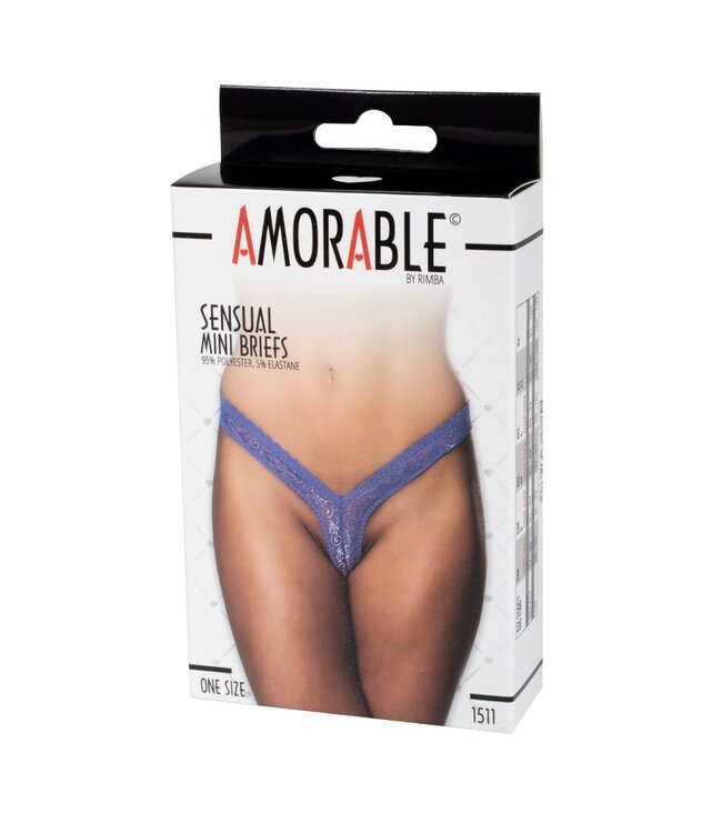 Rimba Amorable by Rimba - Mini Slip - One Size - Paars