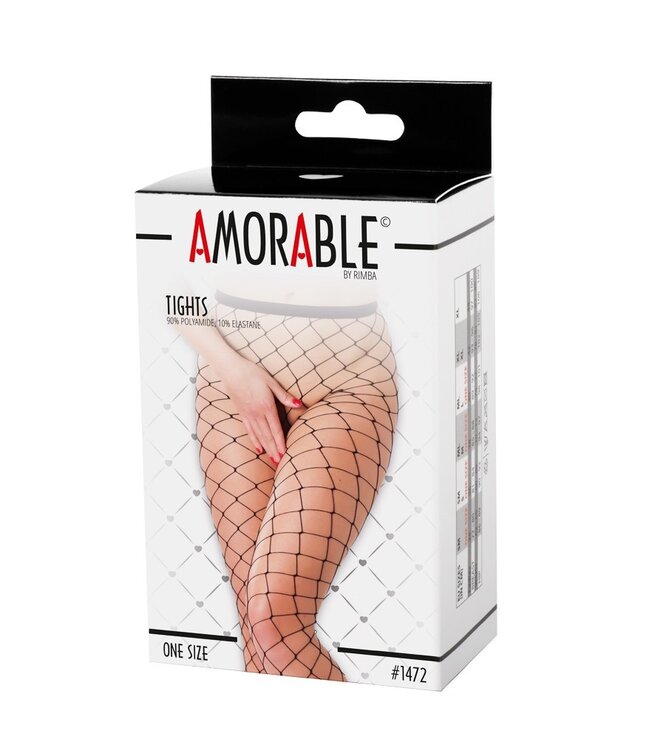 Rimba Amorable by Rimba - Net Panty - One Size - Zwart