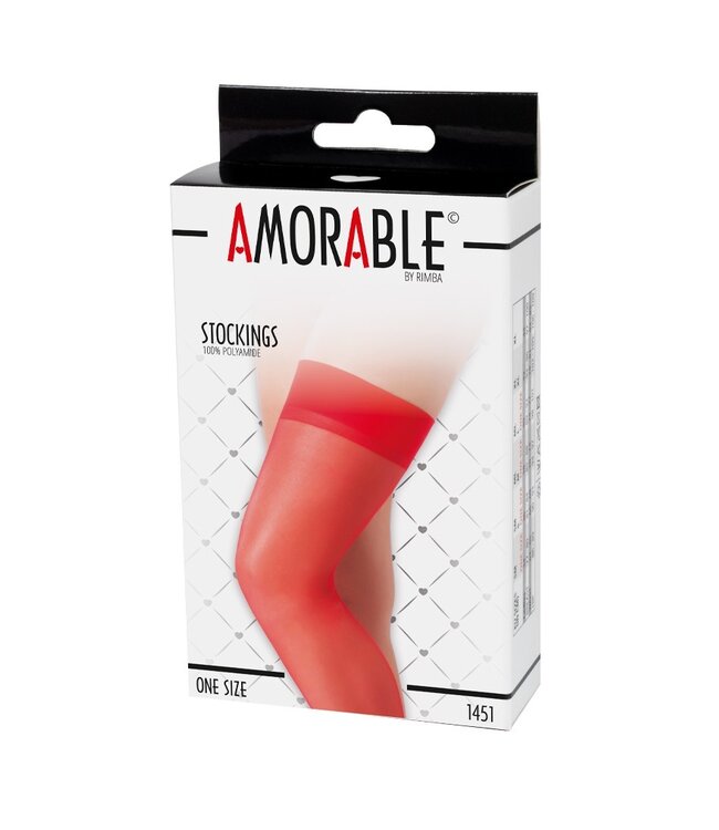 Rimba Amorable by Rimba - Kousen - One Size - Rood