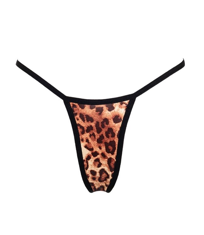Rimba Amorable by Rimba - Mini String - One Size - Luipaardprint