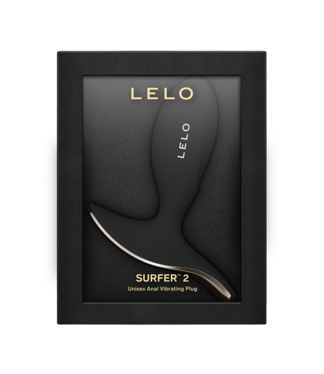 Rimba LELO Surfer 2 – Unisex vibrerende anale plug – Zwart