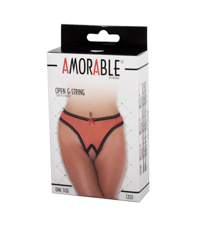 Rimba Amorable by Rimba - Open String - One Size - Rood