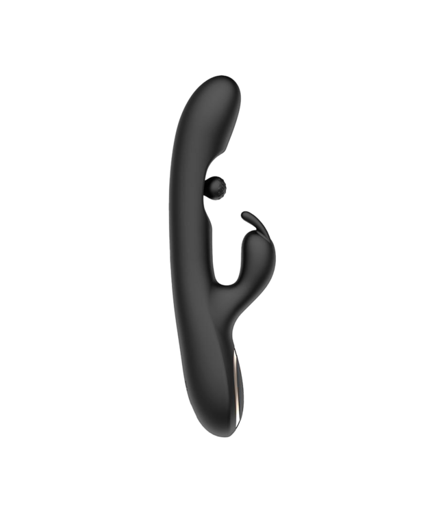 Rimba IY - Patty - Rabbit Vibrator met roterende bal - Zwart