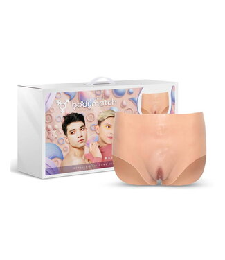 Rimba BODYMATCH - Bennie - Realistische siliconen vagina- en anusslip - Maat M - Huidskleur