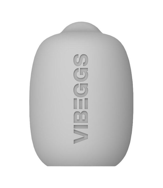 Rimba VIBEGGS - Twisty Tongues - Vibrerende Masturbatie Sleeve - Wit