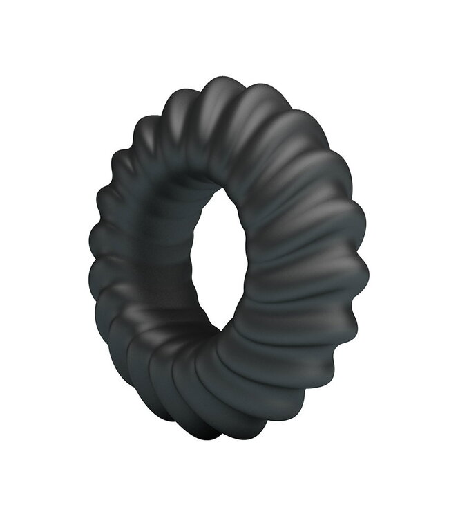 Rimba Crazy Bull - Fitz - Super Soft Siliconen Ring - Model 8 - Zwart