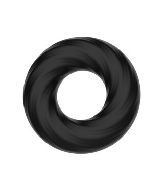 Rimba Crazy Bull - Super Soft Siliconen ring - Model 6 - Zwart