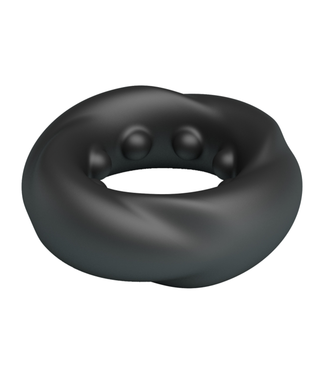 Rimba Crazy Bull - Daquez - Super Soft Siliconen ring - Model 4 - Zwart