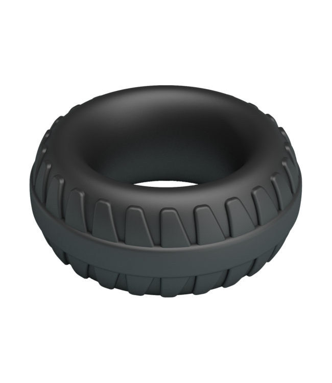 Rimba Crazy Bull - Dilson - Super Soft Siliconen Ring - Model 3 - Zwart
