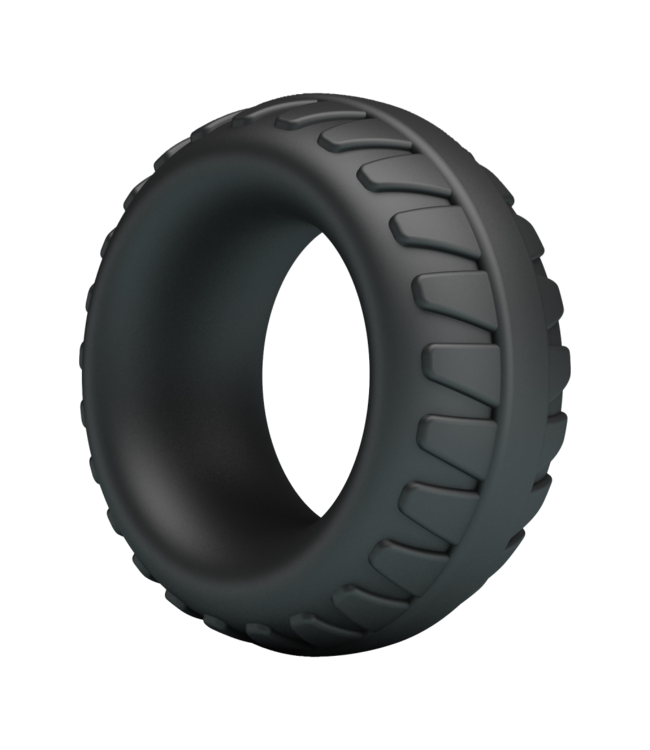 Rimba Crazy Bull - Dilson - Super Soft Siliconen Ring - Model 3 - Zwart