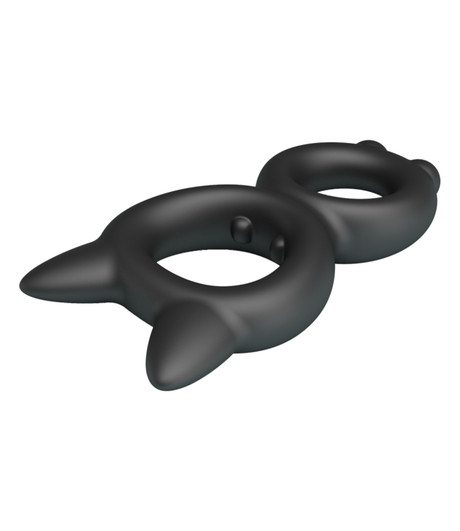 Rimba Crazy Bull - Toran - Cock Ring - Model 20 - Zwart