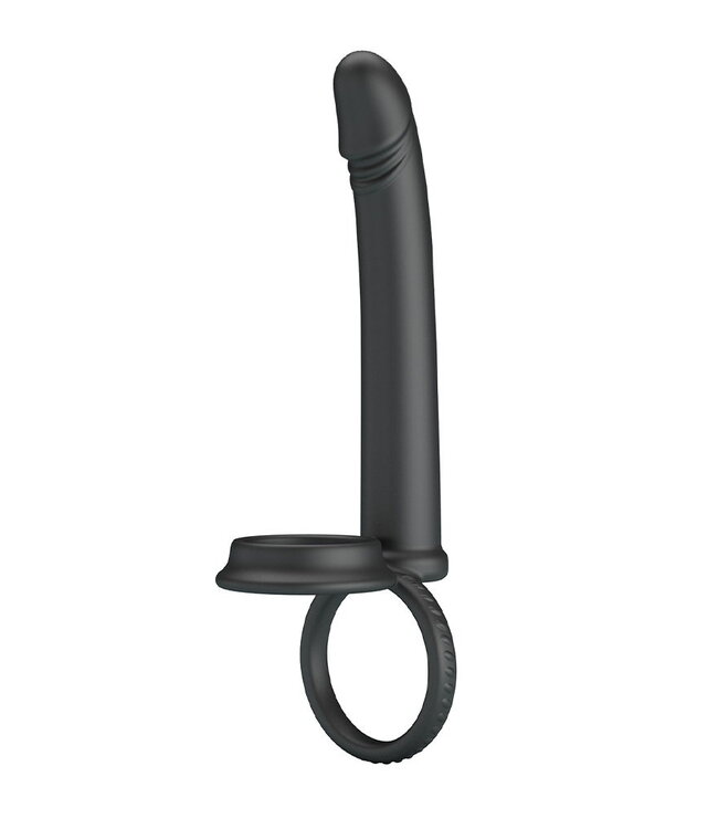 Rimba Pretty Love - Moses - Cock en Ball Ring Dildo - Zwart