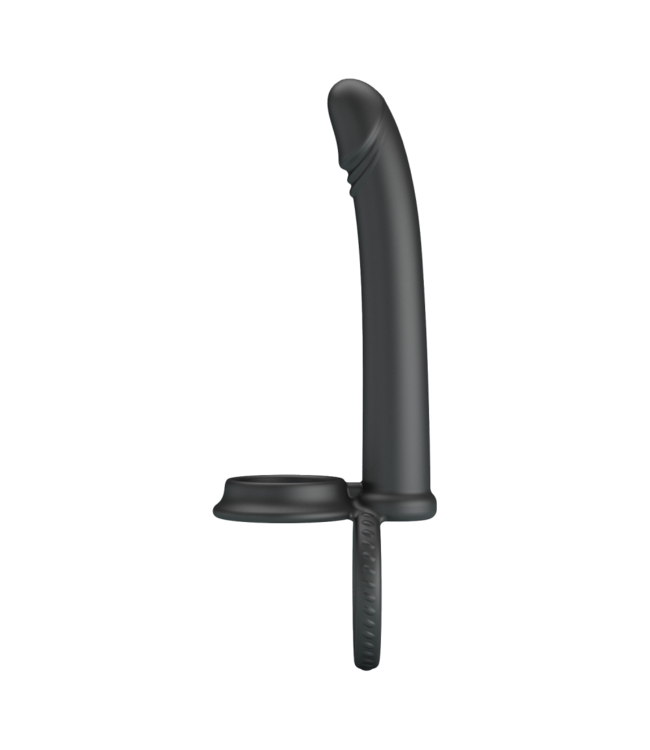 Rimba Pretty Love - Moses - Cock en Ball Ring Dildo - Zwart