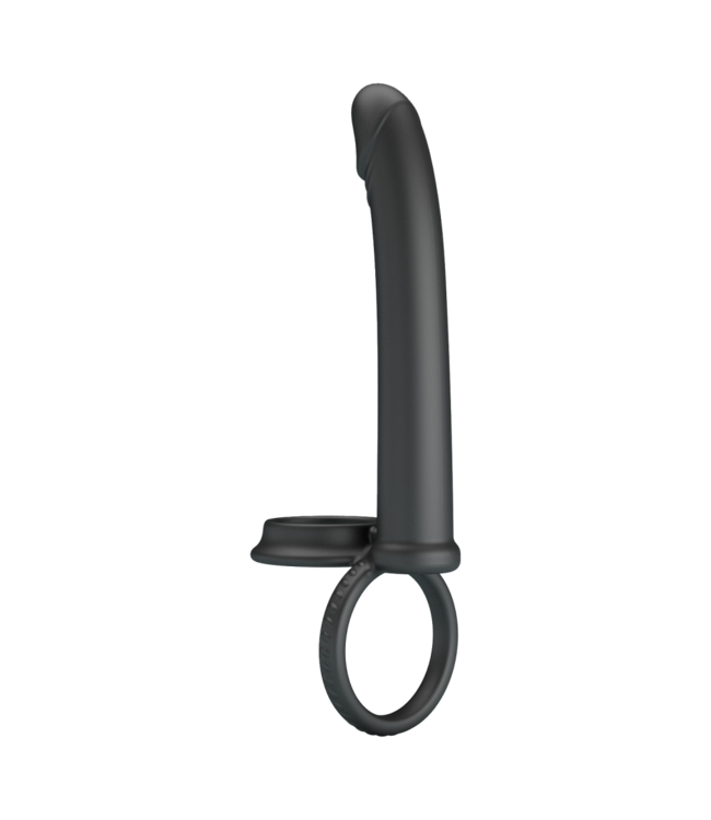 Rimba Pretty Love - Moses - Cock en Ball Ring Dildo - Zwart