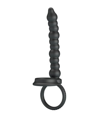 Rimba Pretty Love - Dillion - Cockring Anaal Kralen - Zwart