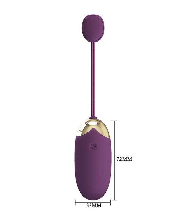 Rimba Pretty Love - Abner - Draagbare Vibrator met Appbediening - Paars