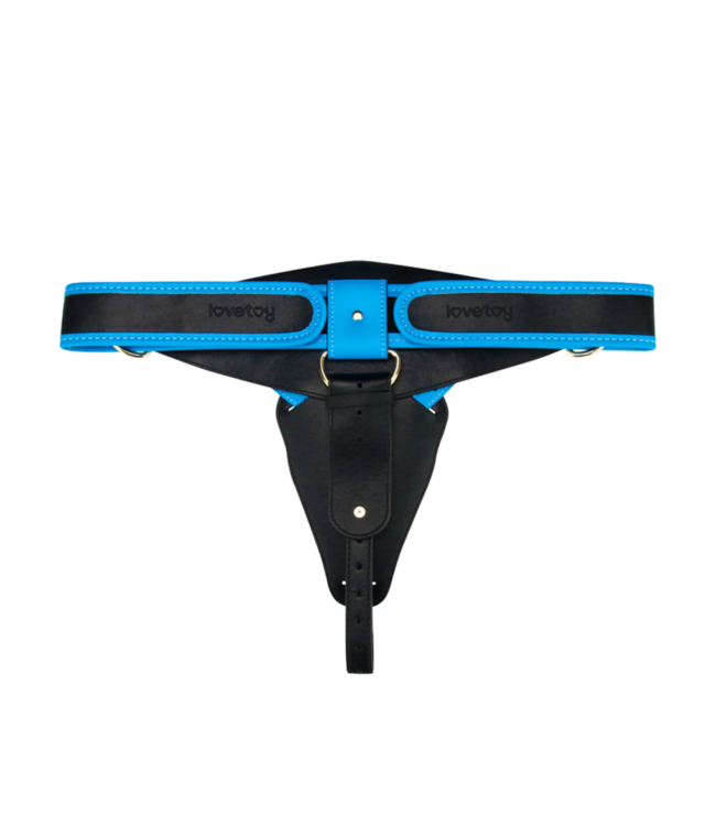 Rimba LoveToy - Ingen - Vibrating Enhanced Strap-on Set 9,5"/ 24 cm - Maat XS/S/M - Nude