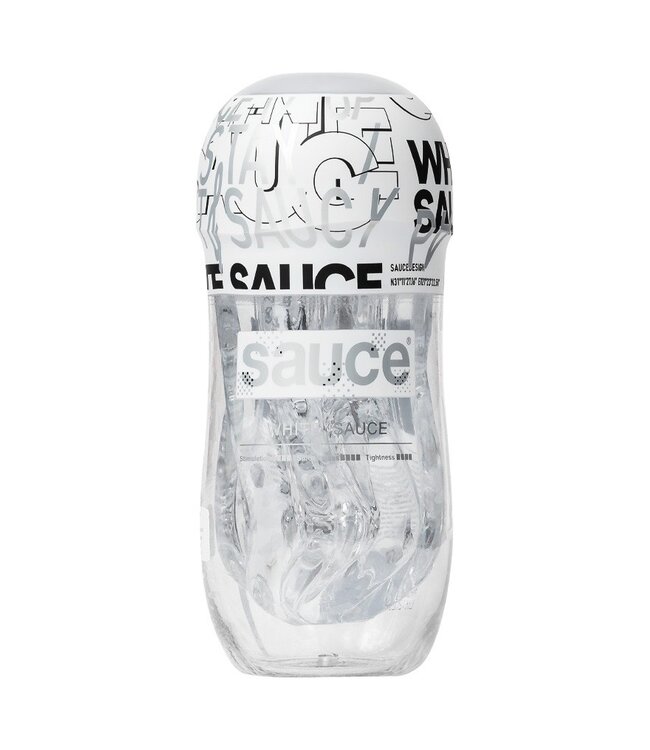 Rimba Sauce - Witte Sauce Cup - Masturbatorhuls - Transparant