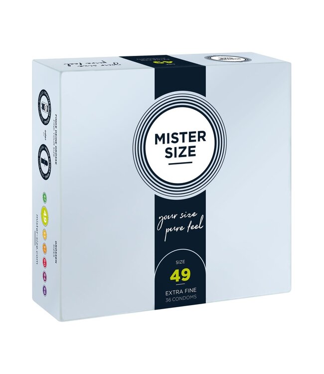MISTER SIZE 49mm Condoms 36pcs