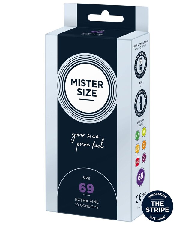 MISTER SIZE 69mm Condoms 10pcs