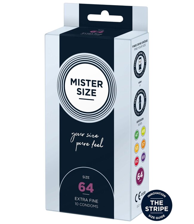 MISTER SIZE 64mm Condoms 10pcs