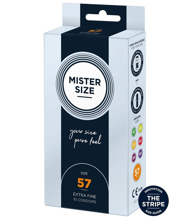 MISTER SIZE 57mm Condoms 10pcs