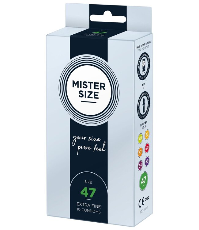 MISTER SIZE 47mm Condoms 10pcs