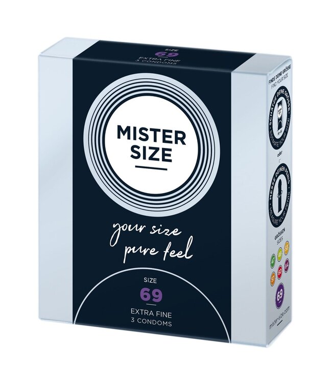 MISTER SIZE 69mm Condoms 3pcs