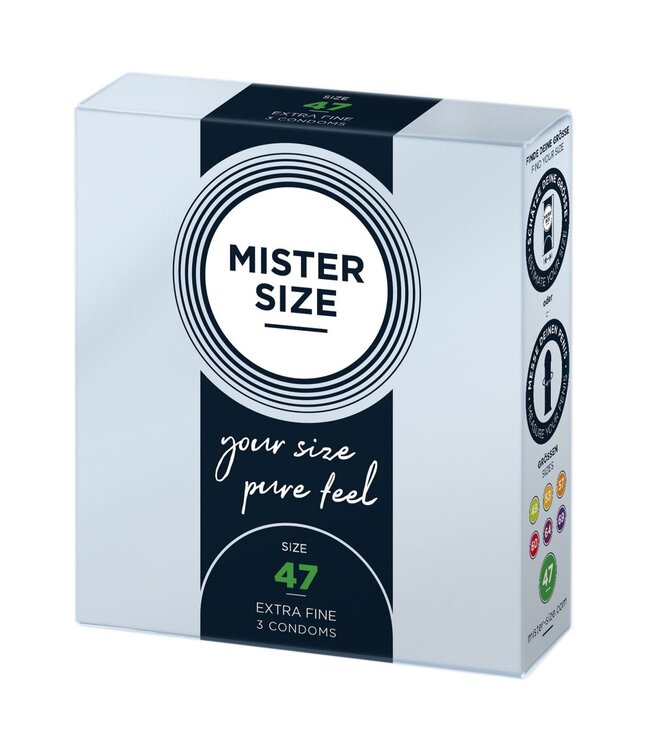 Mister Size Condoms 47 mm 3 pcs