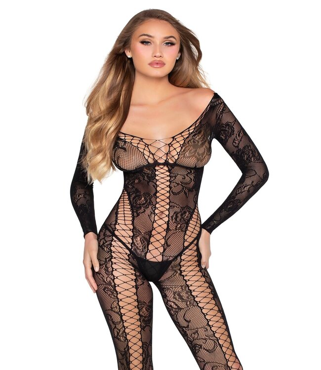 Lace Crotchless Lingerie