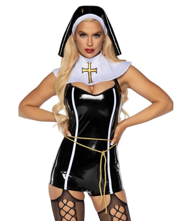 Vinyl Sinful Sister Romper