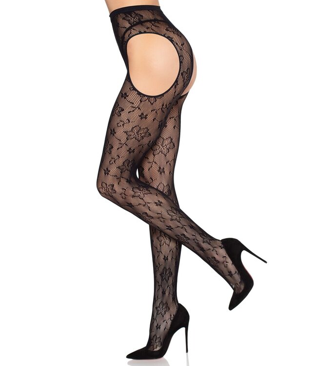 Bloom Net Suspender Tights