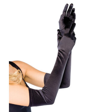 Extra Long Satin Gloves