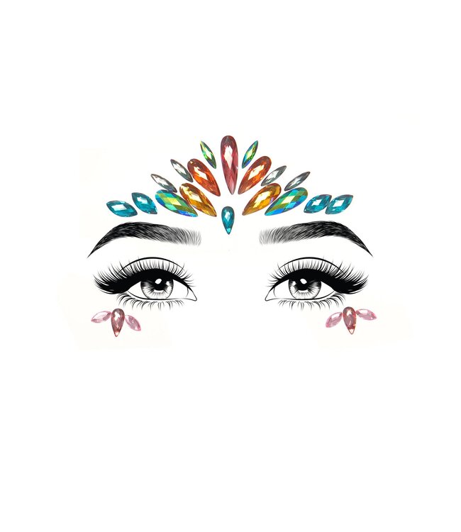Avri Adhesive Face Jewels Sticker