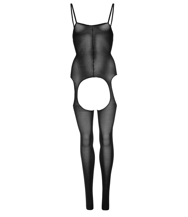 Opaque Suspender Bodystocking