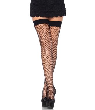 Elastane Fishnet Thigh Highs