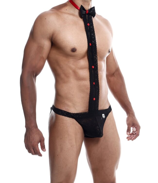 MOB Tuxedo Lace Thong