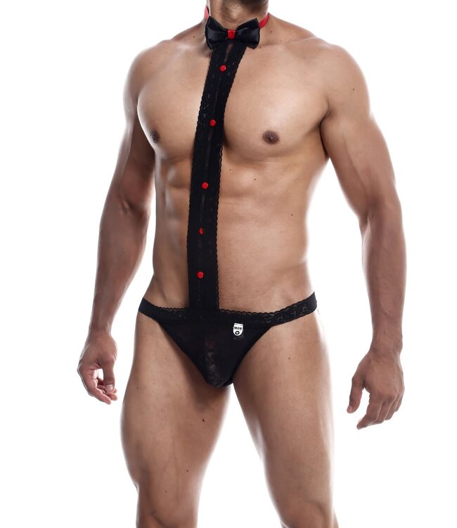 MOB Tuxedo Lace Thong