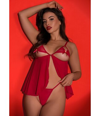 Cheeky Peek-a-Boo Bow Babydoll