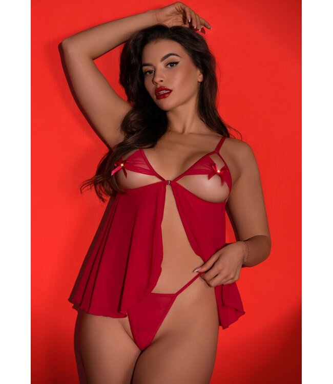 Cheeky Peek-a-Boo Bow Babydoll