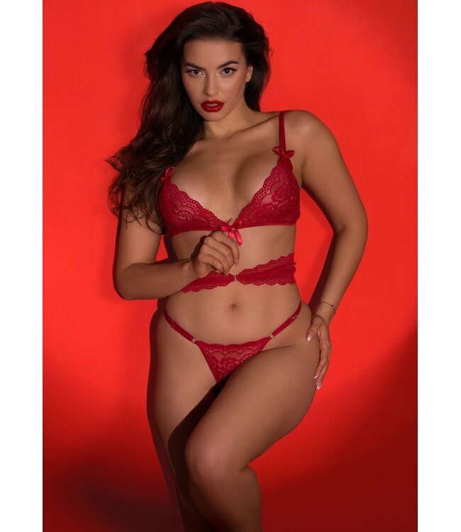 Lace Dreams 3PC Lingerie Set